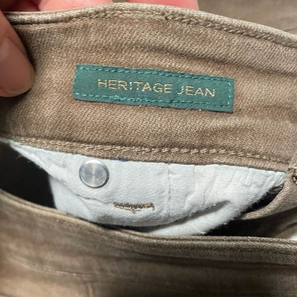 Lauren Ralph Lauren Heritage Brown jeans. Size 10. - Picture 3 of 11